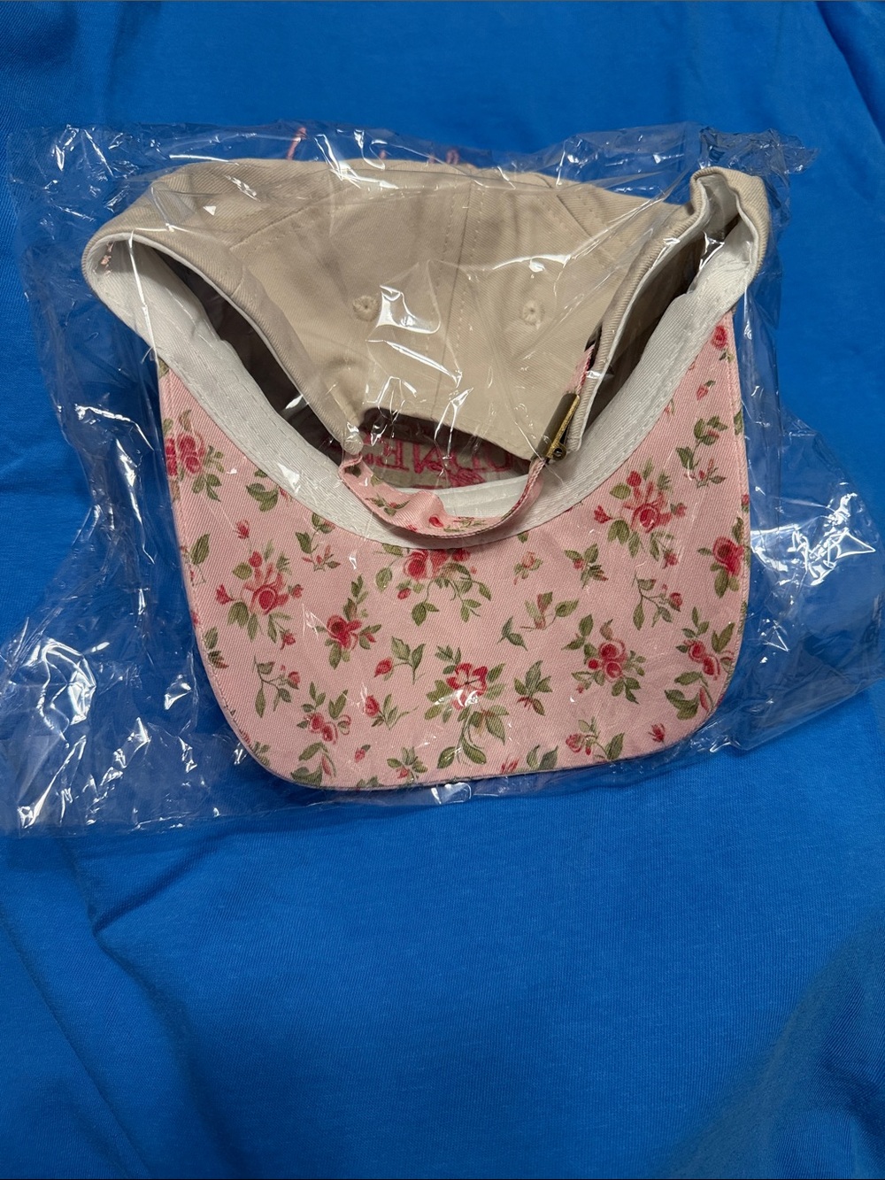 Zenana Faith Based “Goodness of God” Baseball Cap with Pink Embroidery - Picture 3 of 6